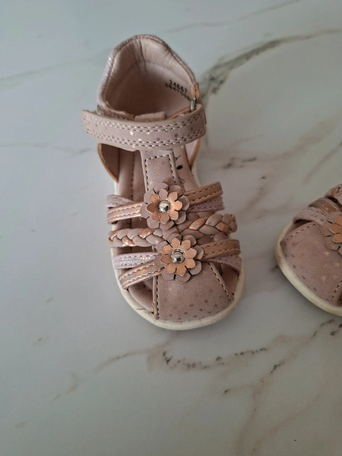 Sandales rose fille - Pointure 19 – photo 2